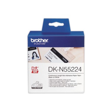 Rouleau d'étiquettes QL BROTHER 54 mm x 30 m DKN55224  - Fiducial