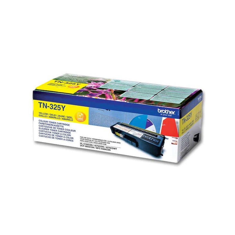 Toner BROTHER TN325Y Jaune  - Fiducial