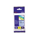 Ruban pour titreuse BROTHER TZE 541 18mm bleu impression noir  - Fiducial
