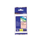 Ruban pour titreuse BROTHER TZE B31 12mm fluo orange impression noir  - Fiducial
