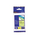 Ruban pour titreuse BROTHER TZE C31 12mm fluo jaune impression noir  - Fiducial