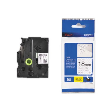 Ruban pour titreuse BROTHER TZE SE4 18mm sécuritaire  - Fiducial