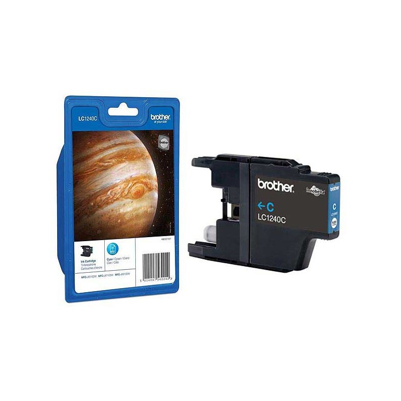 Cartouche BROTHER LC1240 Cyan  - Fiducial