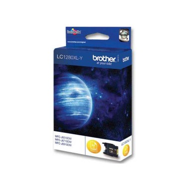 Cartouche BROTHER LC1280 jaune haute capacité  - Fiducial