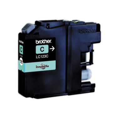 Cartouche Jet d'Encre BROTHER LC123C cyan  - Fiducial