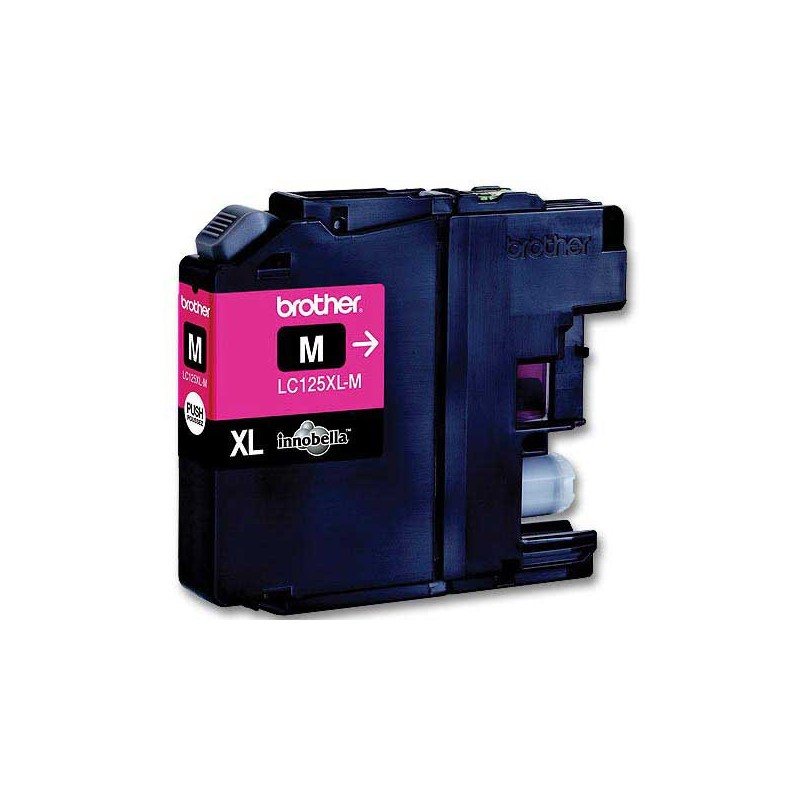 Cartouche BROTHER LC125XLM magenta  - Fiducial