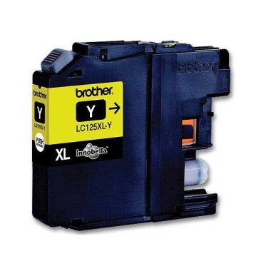 Cartouche BROTHER LC125XLY jaune  - Fiducial