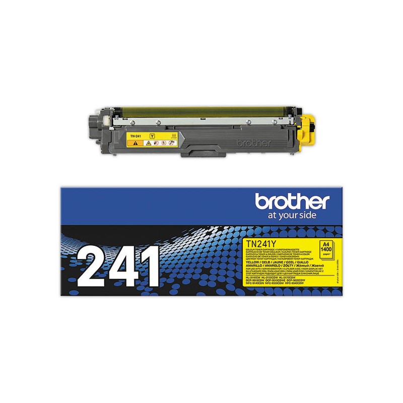 Toner BROTHER TN241Y jaune  - Fiducial