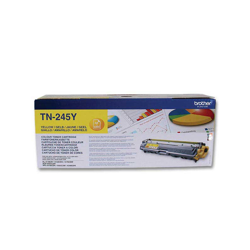Toner BROTHER TN245Y jaune  - Fiducial