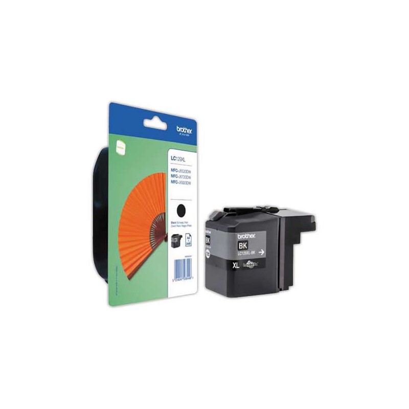 Cartouche BROTHER LC129XLBK noire  - Fiducial