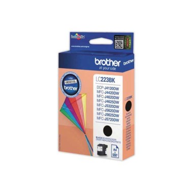 Cartouche BROTHER LC223BK noire  - Fiducial