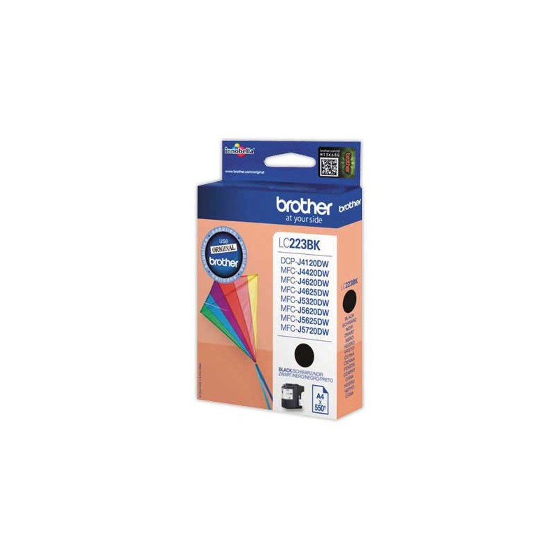 Cartouche BROTHER LC223BK noire  - Fiducial