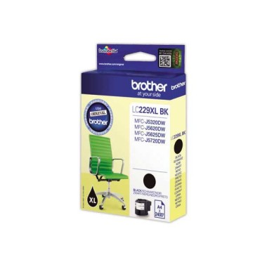 Cartouche BROTHER LC229XLBK noire  - Fiducial