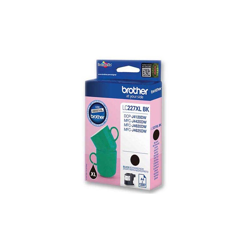 Cartouche BROTHER LC227XLBK noire  - Fiducial