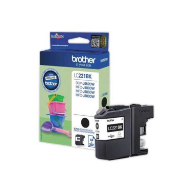 Cartouche BROTHER LC221BK noir  - Fiducial