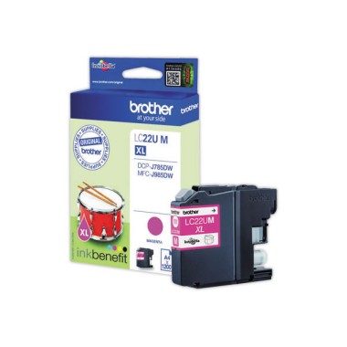 Cartouche BROTHER LC22UM magenta  - Fiducial