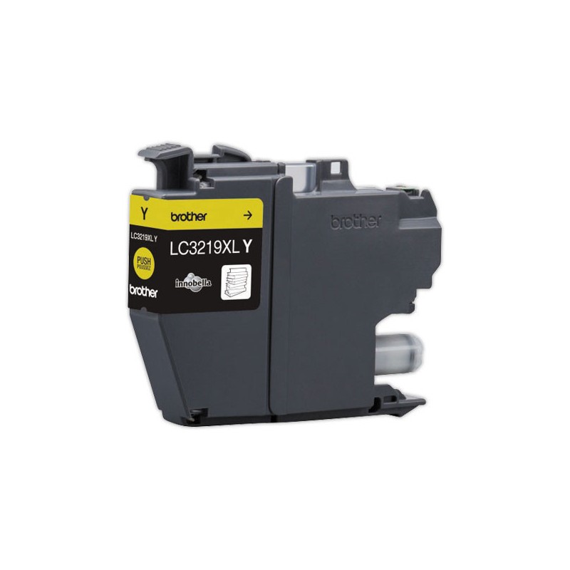 Cartouche BROTHER LC3219XLY JAUNE  - Fiducial