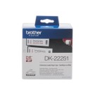 Rouleau d'étiquettes QL BROTHER 62 mm x 15 m DK22251  - Fiducial