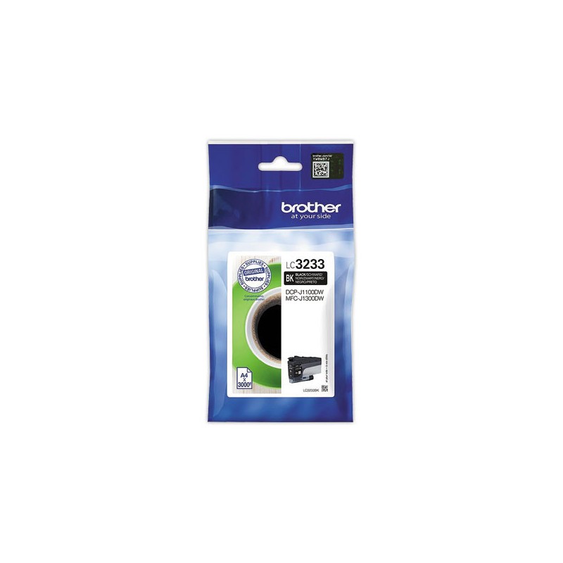 Cartouche BROTHER LC3233BK noir  - Fiducial