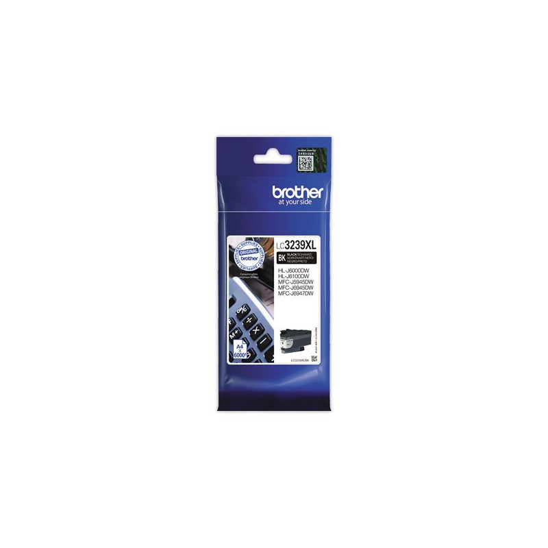 Cartouche BROTHER LC3239 noire très haute capacité  - Fiducial