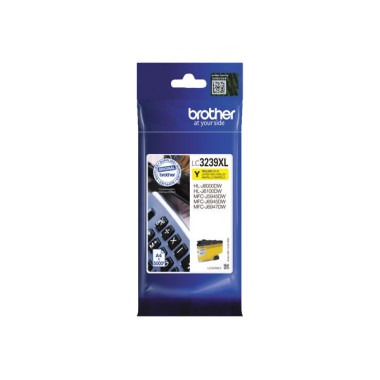 Cartouche BROTHER LC3239 jaune très haute capacité  - Fiducial