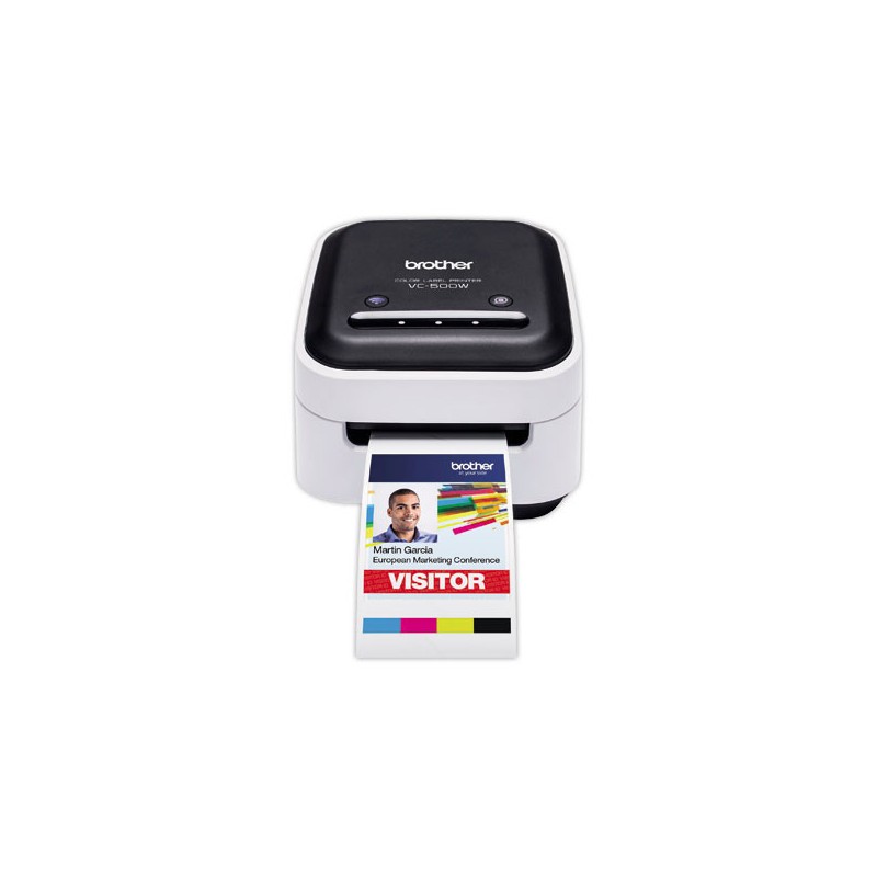 Imprimante étiquettes Brother couleur VC-500WCR  - Fiducial