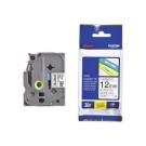 Pack rubans pour titreuse BROTHER TZE 231M5 12mm blanc impression noir  x5 - Fiducial