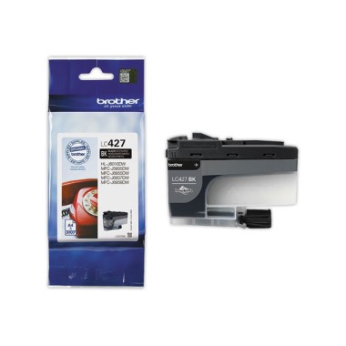 Cartouche JE BROTHER LC427BK Noir  - Fiducial