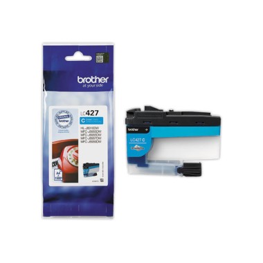 Cartouche JE BROTHER LC427C Cyan  - Fiducial