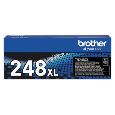 Cartouche noire laser haute capacité Brother TN248XL  - Fiducial