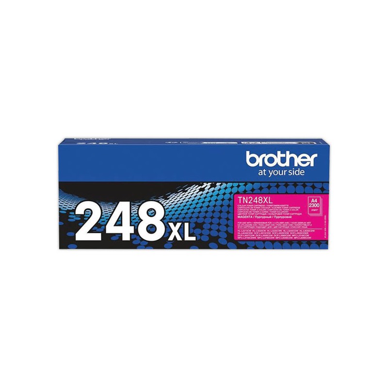 Cartouche magenta laser haute capacitéBrother TN248XL  - Fiducial