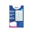 Étiquettes pour badges 6 x 9 cm 190 gr  x160 - Fiducial