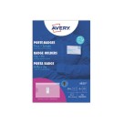 Badges à pince et à épingle 9 x 5,4 cm  - Fiducial