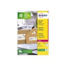 planches de 12 étiquettes laser AVERY 99,1x42,3mm soit 1200 étiq/boîte  x100 - Fiducial