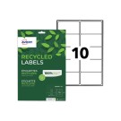 planches étiquettes recyclées blanches99,1 x 57 mm  x15 - Fiducial