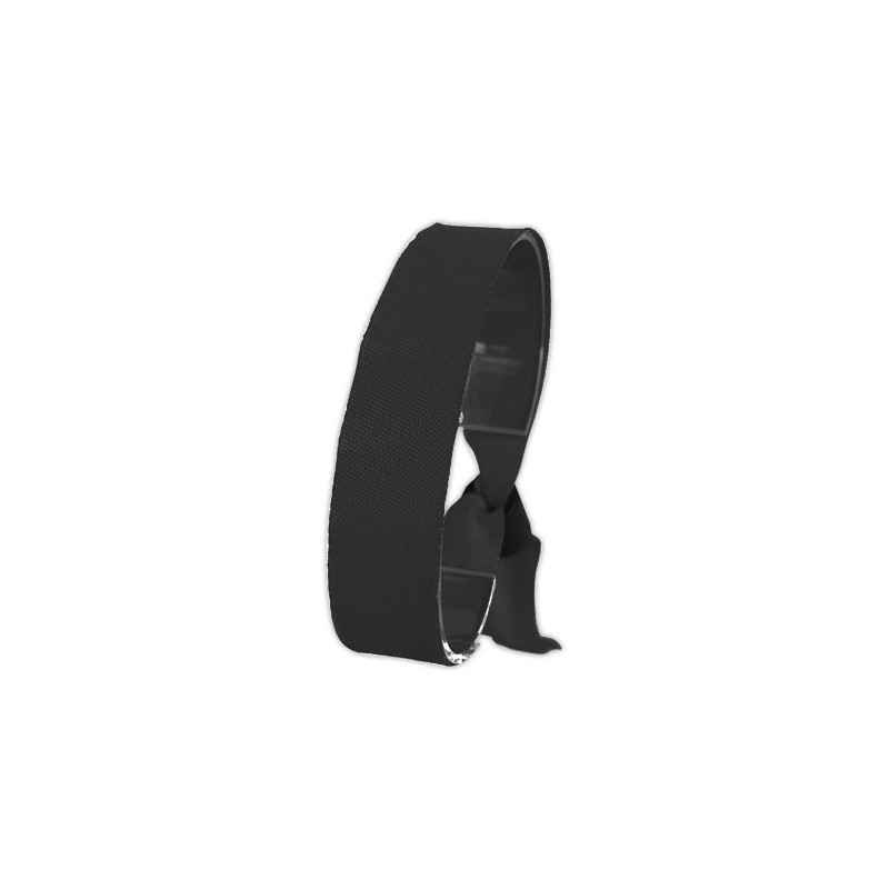 bracelets en tissu noirs  x100 - Fiducial