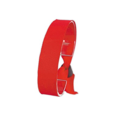 bracelets en tissu rouges  x100 - Fiducial