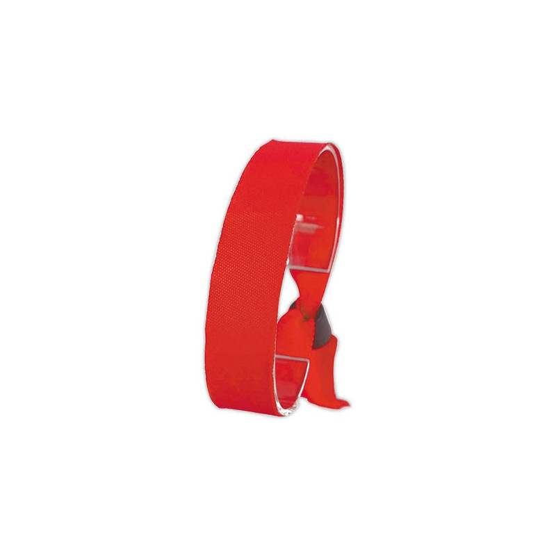 bracelets en tissu rouges  x100 - Fiducial