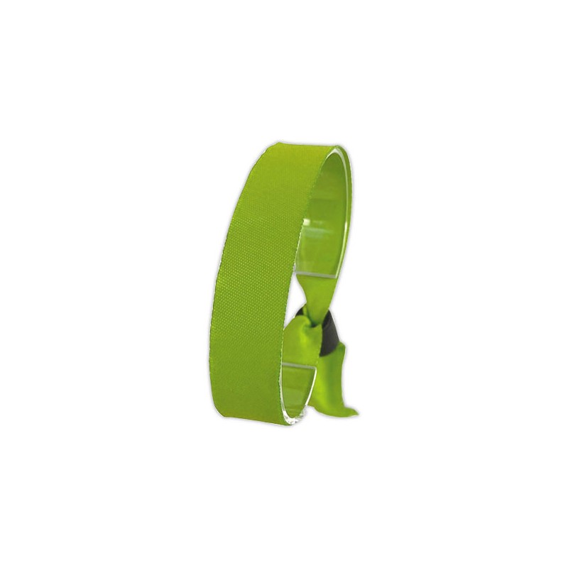 bracelets en tissu verts  x100 - Fiducial