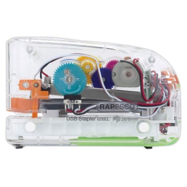 Agrafeuse électrique automatique USB/piles 626EL-15 feuilles  - Fiducial