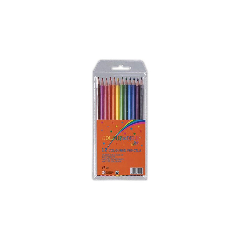crayons couleur économiques  x12 - Fiducial