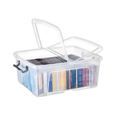 Boîte de rangement Smartbox 24 litres acec couvercle  - Fiducial