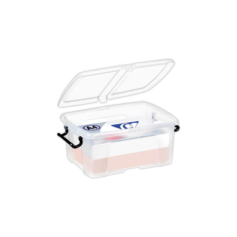 Boîte de rangement Smartbox 12 litres avec couvercle  - Fiducial