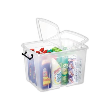Boîte de rangement Smartbox 40 litres avec couvercleL  - Fiducial