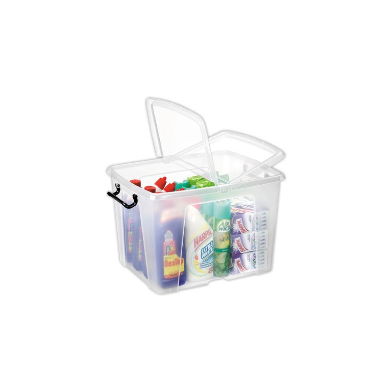 Boîte de rangement Smartbox 40 litres avec couvercleL  - Fiducial
