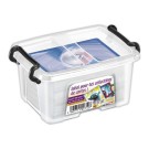 Boîte de rangement smartbox 0,4 litres avec couvercle  - Fiducial