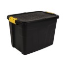 Bac de rangement STRATA Heavy Duty 60 L noir  - Fiducial
