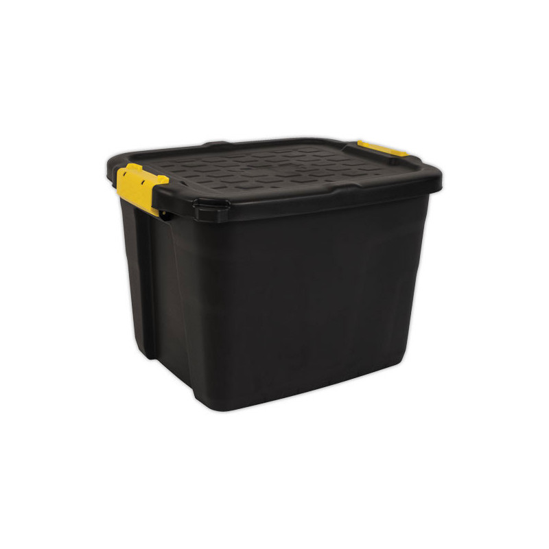 Bac de rangement STRATA Heavy Duty 42 L noir  - Fiducial