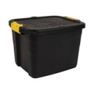 Bac de rangement STRATA Heavy Duty 42 L noir  - Fiducial