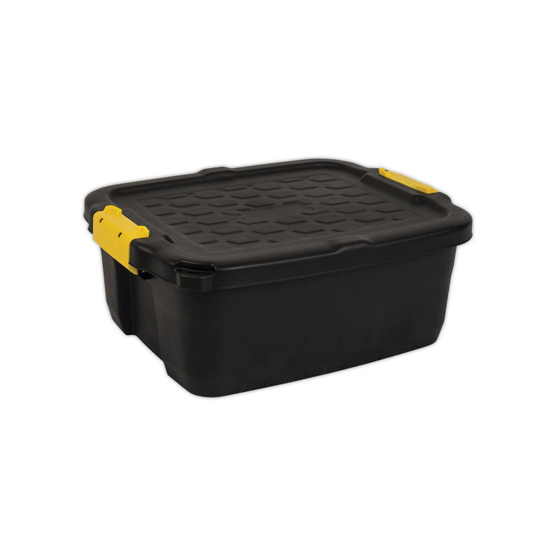Bac de rangement STRATA Heavy Duty 24 L noir  - Fiducial